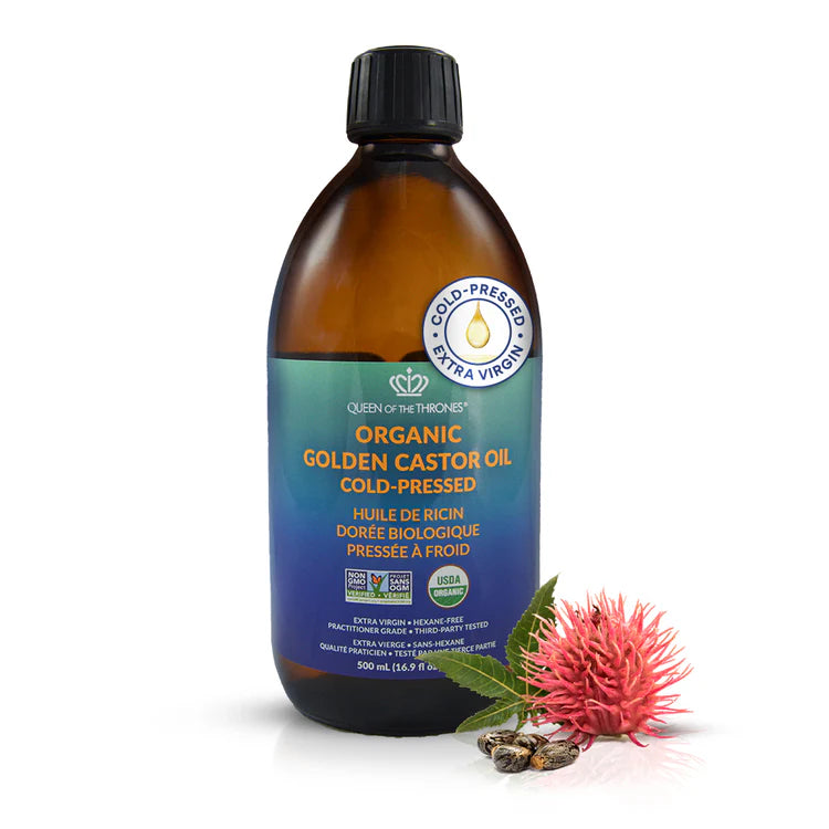 Queen of the Thrones Organic Golden Castor Oil 230ML & 500ML