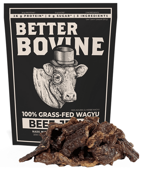 Better Bovine 100% Grass-Fed Beef Jerky 50g