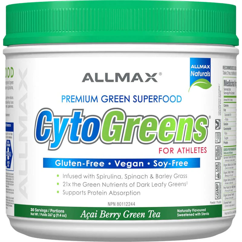 Allmax CytoGreens 30 Servings & 60 Servings