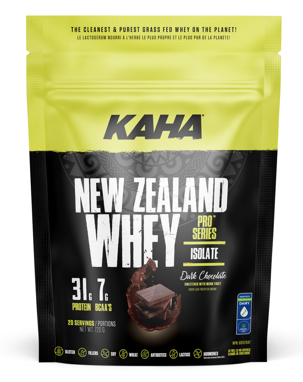 Kaha New Zealand Whey Pro-Series Isolate 720g