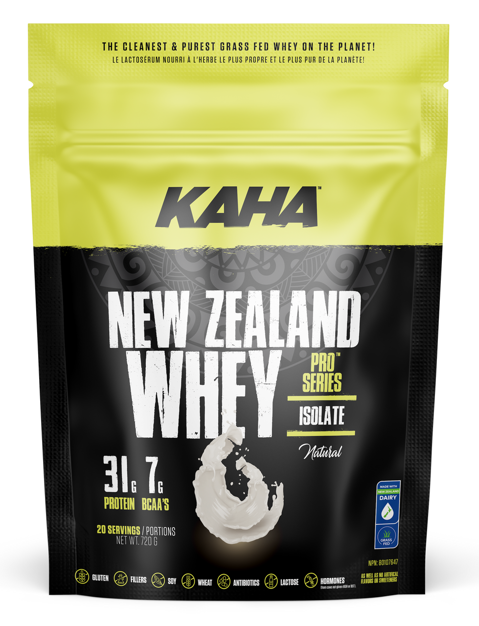 Kaha New Zealand Whey Pro-Series Isolate 720g