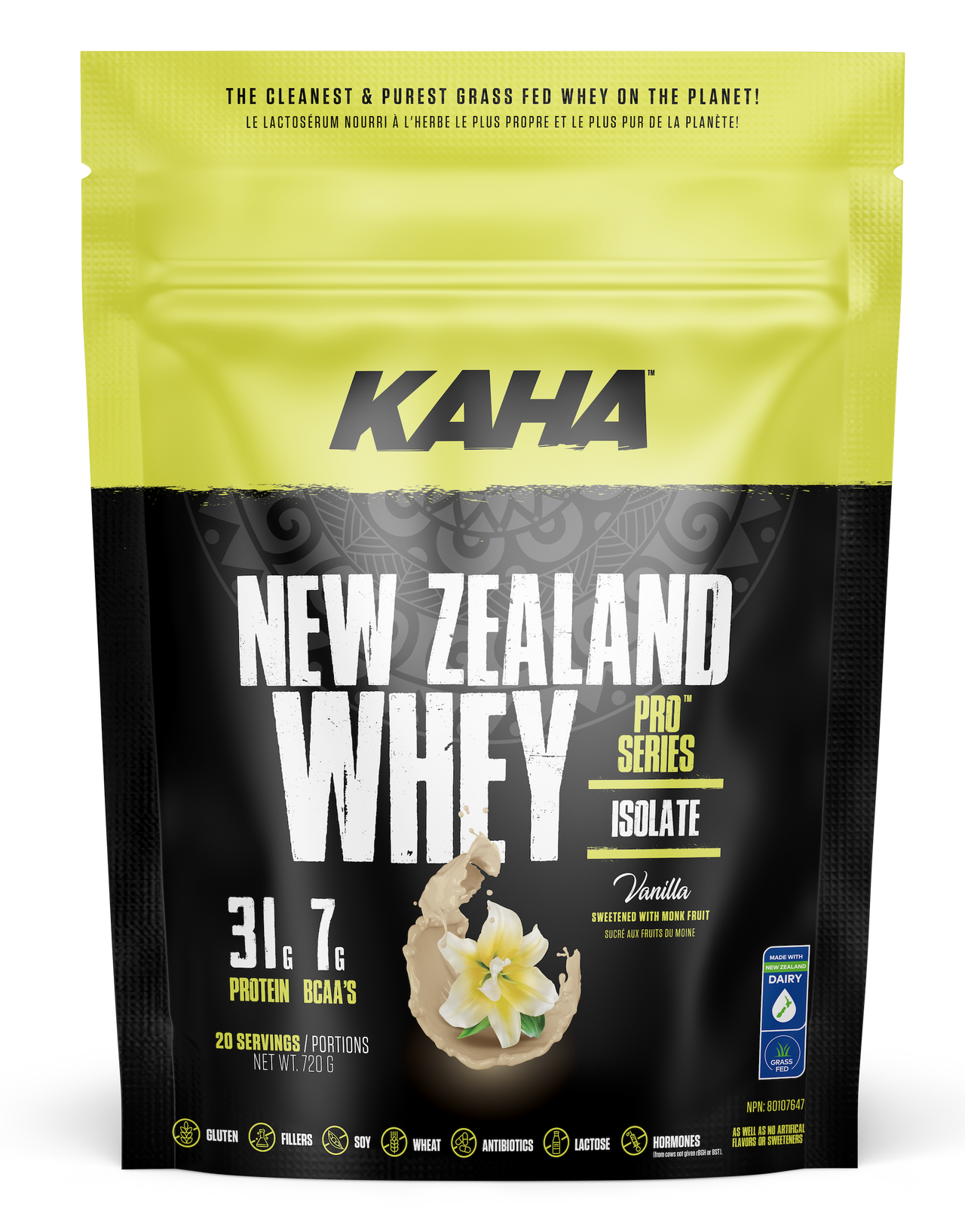 Kaha New Zealand Whey Pro-Series Isolate 720g