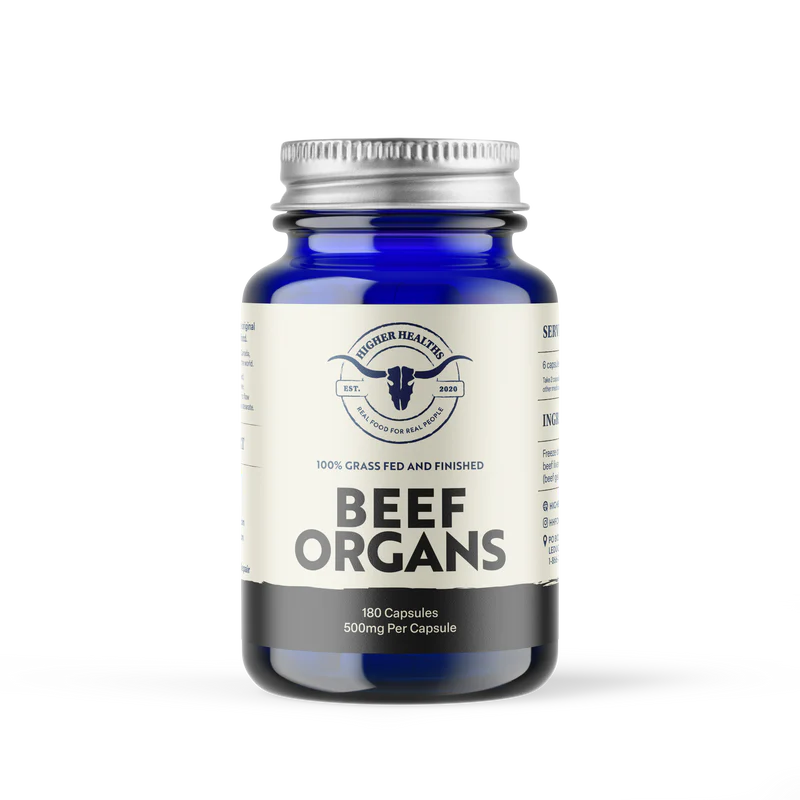 Higher Healths High-Quality Freeze-Dried Organ Meat 180 Capsules