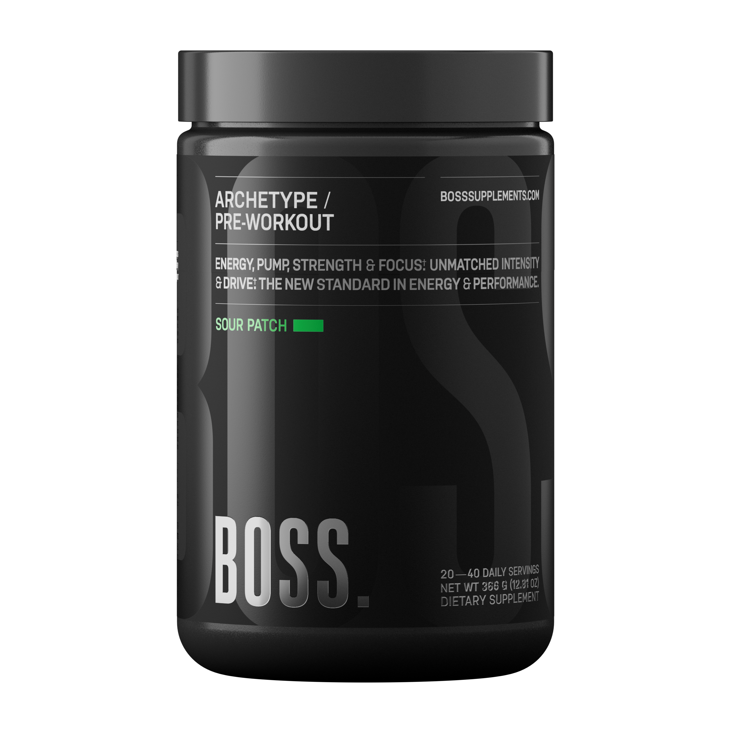 Boss Supplements Archetype Pre-Workout 364g-278g