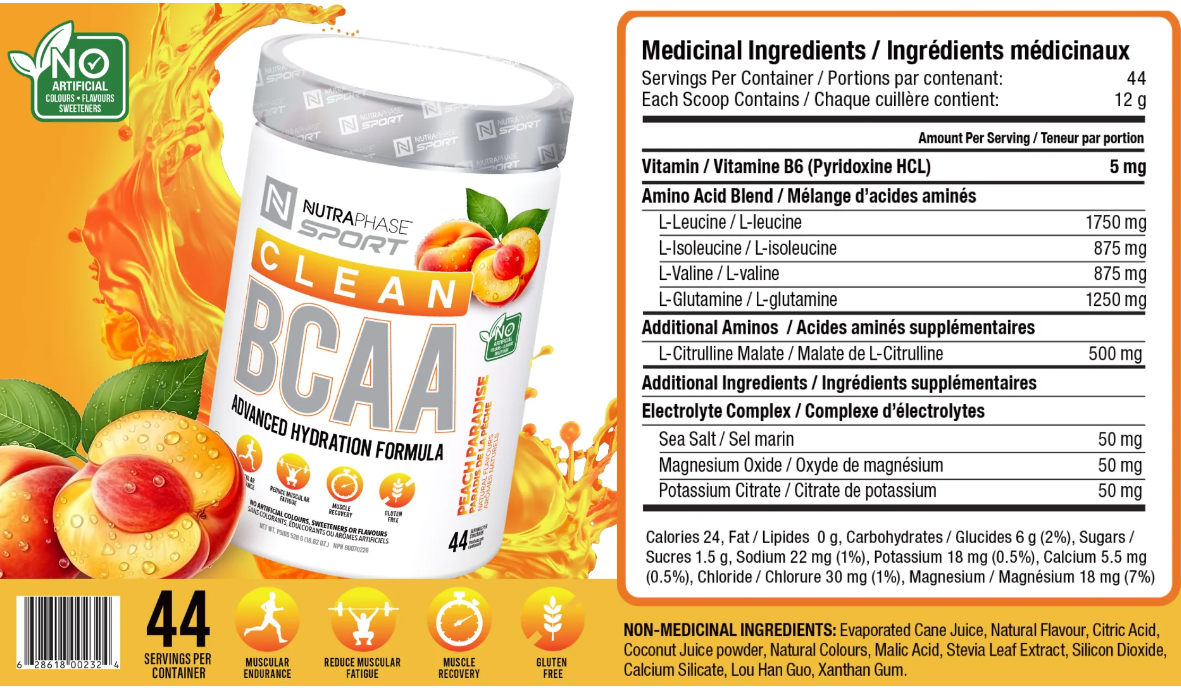 Nutraphase Clean BCAA 528g