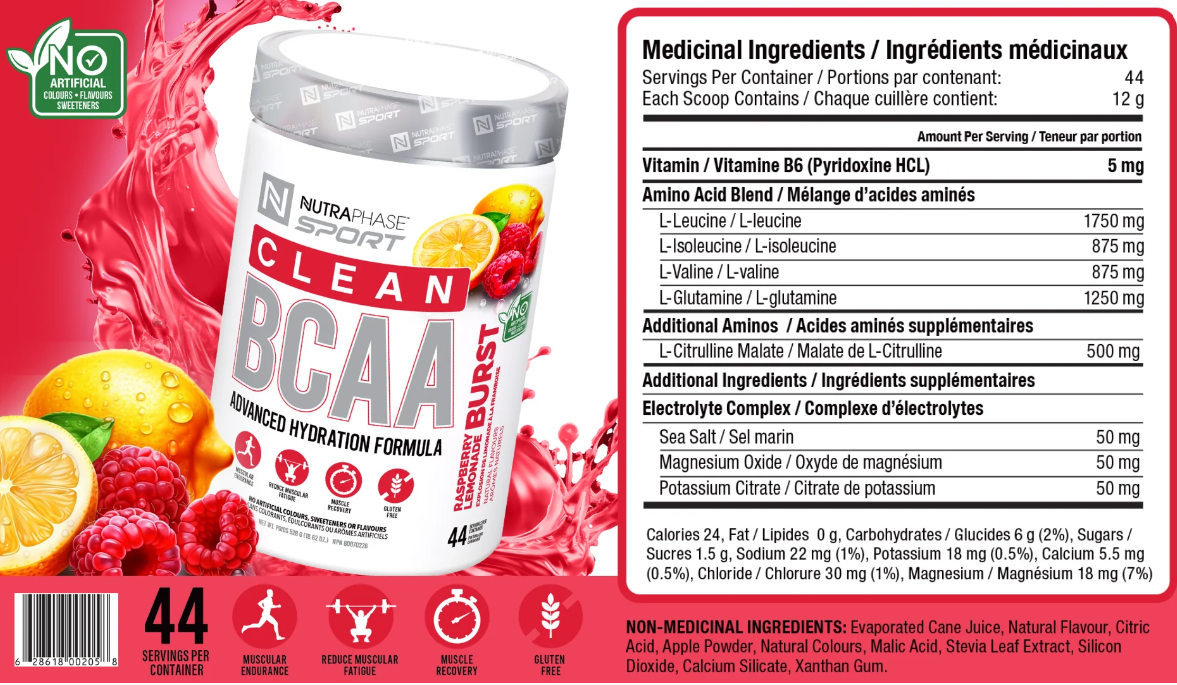 Nutraphase Clean BCAA 528g