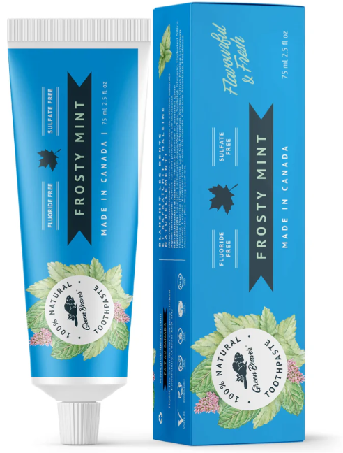 Green Beaver 100% Natural Toothpaste Frosty Mint 75ml