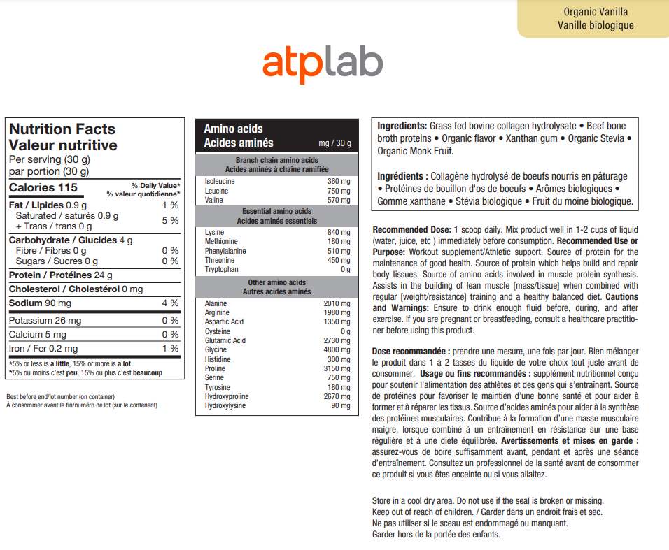 ATPLab Supreme Beef Protein 850g