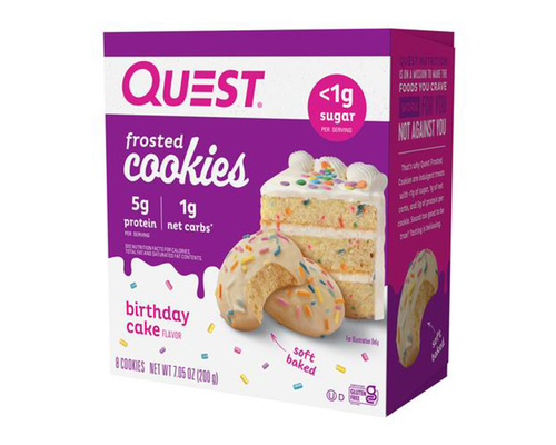 Quest Frosted Cookie 25g Box of 8