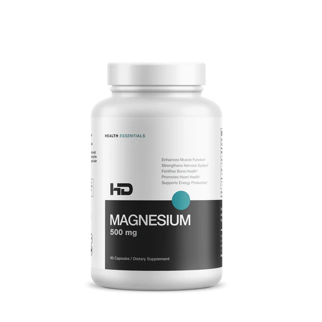 HD Magnesium 500mg 90 Capsules